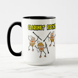 Clarinet Rocks Mug