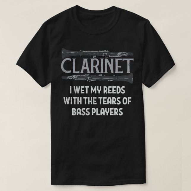 Clarinet T-Shirt (Design Front)