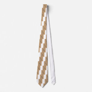 Clarinet With Sheet Music Background Tie