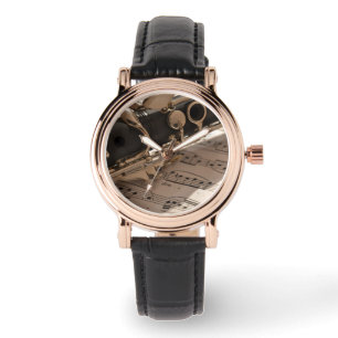 Clarinet with Sheet Music Watch