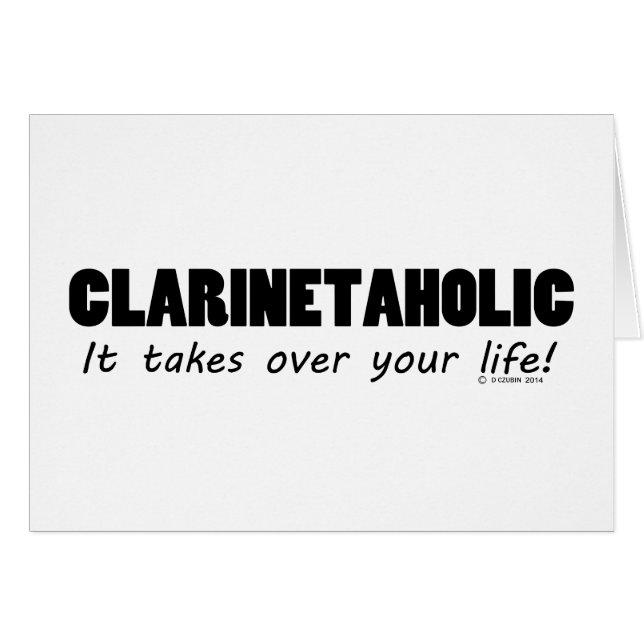 Clarinetaholic (Devant horizontal)