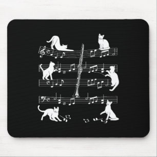 Clarinetist Cats For Cat Loving Clarinet Player  Mouse Pad