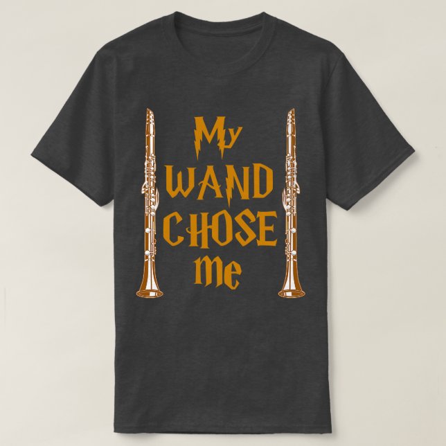 Clarinetist Funny Clarinet T-Shirt (Design Front)