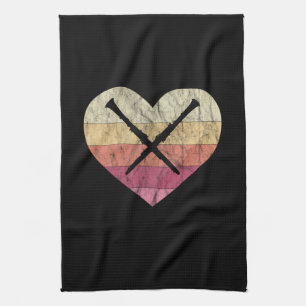 Clarinetist Loves Playing Clarinet Kitchen Towel