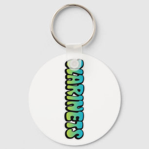 Clarinets Down Keychain