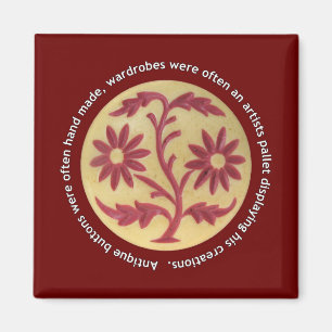 Clarita's Antique Buttons Magnet