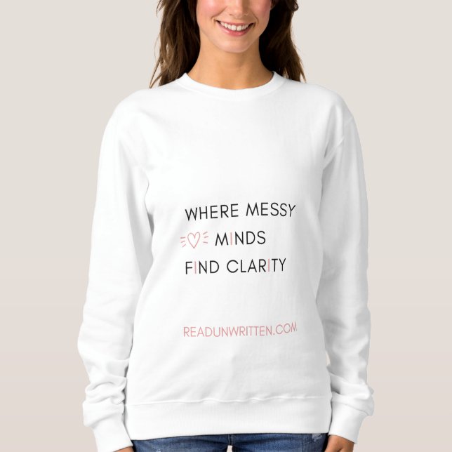 Clarity Heart Sweatshirt (Front)