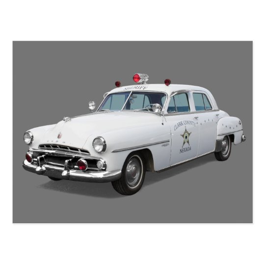 Clark County Nevada old Sheriff Car Postcard | Zazzle.ca