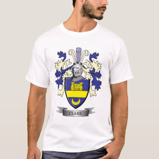 Clark Family Crest Coat of Arms T-Shirt