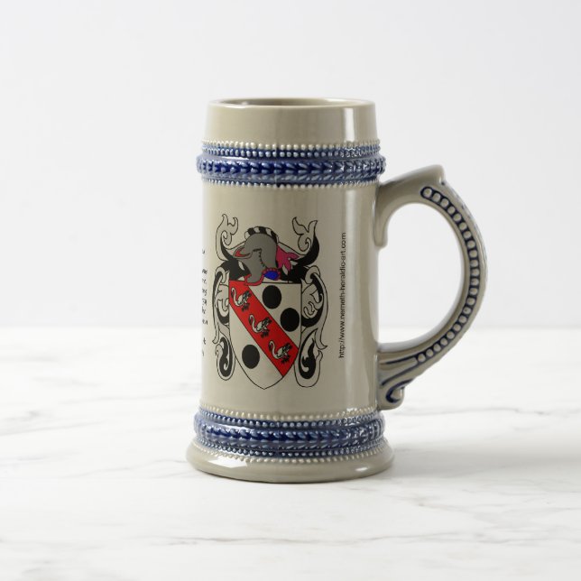 Clark Family Crest Stein (Right)