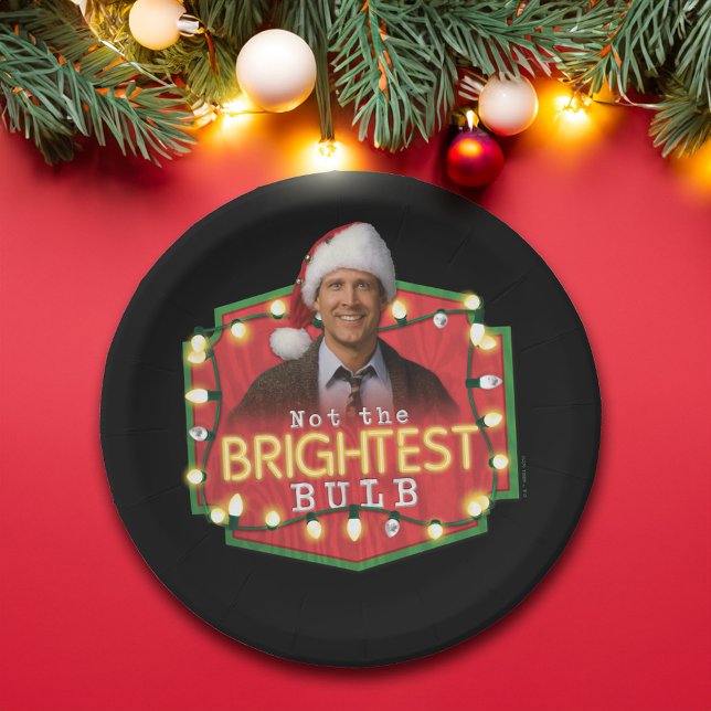 Clark Griswold | Not the Brightest Bulb Paper Plate (Plate on table)
