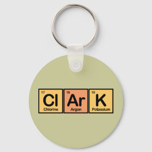 Clark made of Elements Keychain