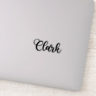 Clark Name - Handwritten Calligraphy