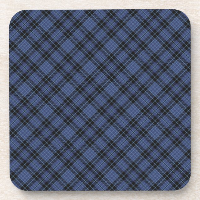 Clark Scottish Clan Tartan Dessous de verre (Devant)