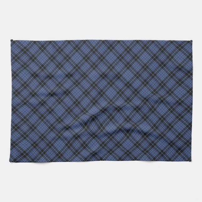Clark Scottish Clan Tartan Kitchen Towel (Horizontal)