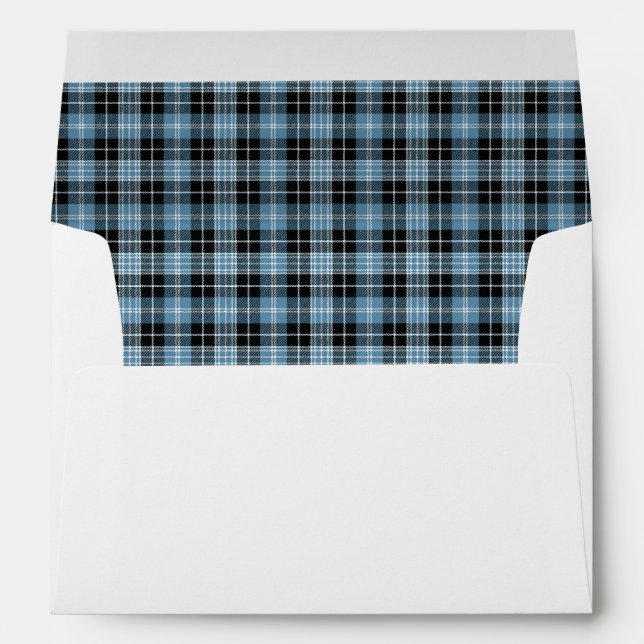 Clark Tartan Wedding Envelopes (Back (Bottom))