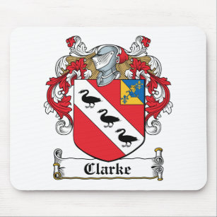 Clarke Family Crest Mouse Pad