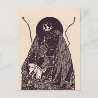 Clarke's Edgar Allan Poe Illustrations Postcard