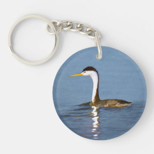 Clark's Grebe Painting - Art original pour les ois