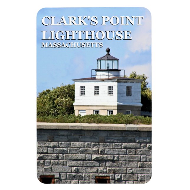 Clark's Point Lighthouse Massachusetts FlexiMagnet Magnet (Vertical)