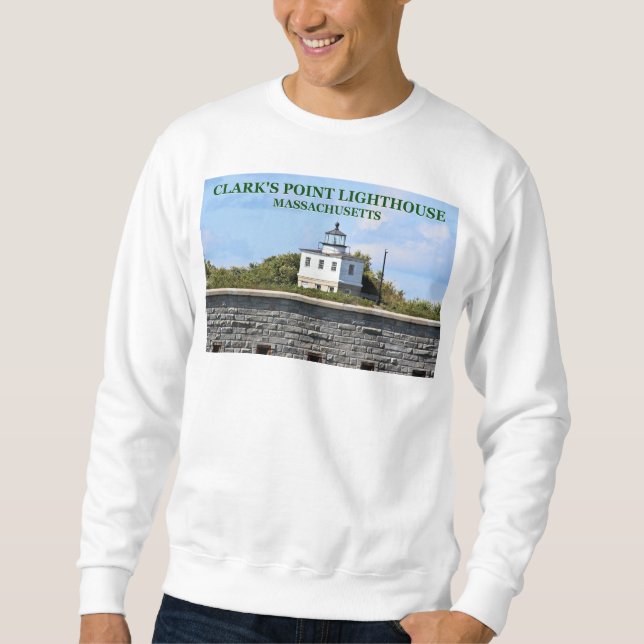 Clark's Point Lighthouse, Massachusetts Sweatshirt (Front)