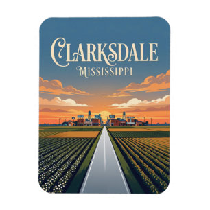 Clarksdale Mississippi Magnet