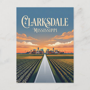Clarksdale Mississippi Postcard