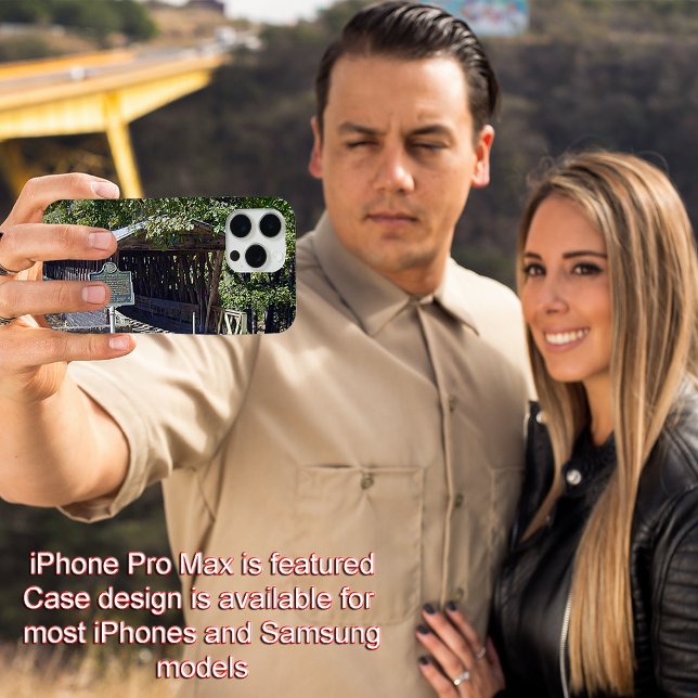 Clarkson Covered Bridge Alabama iPhone 15 & Prior Case-Mate iPhone Case (Clarkson Covered Bridge Alabama iPhone 15 Pro Max Case)