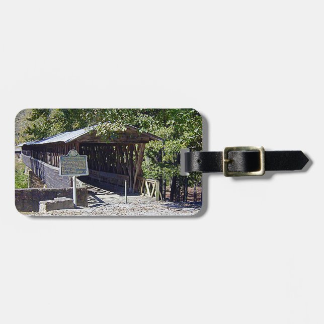 Clarkson Covered Bridge Alabama  Luggage Tag (Front Horizontal)