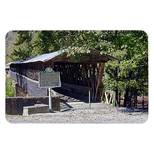 Clarkson Covered Bridge Alabama  Magnet (Horizontal)