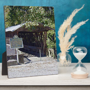 Clarkson Covered Bridge Alabama  Plaque