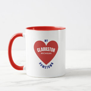 Clarkston Michigan Hometown Coffee Mug