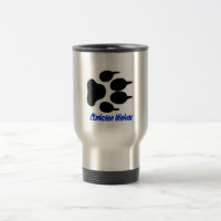 Clarkston Wolves wolf print mug
