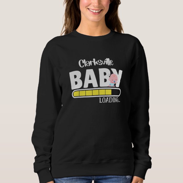 Clarksville Native Pride Funny State Baby Parent M Sweatshirt (Front)