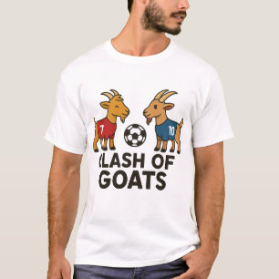 Clash of GOATs Funny Soccer Rivalry Shirt