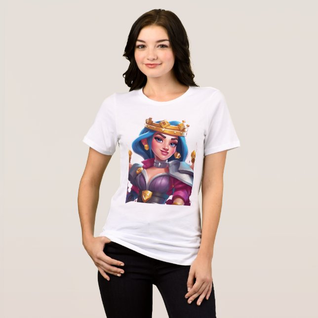 Clash Queen Tri-Blend Shirt (Front Full)