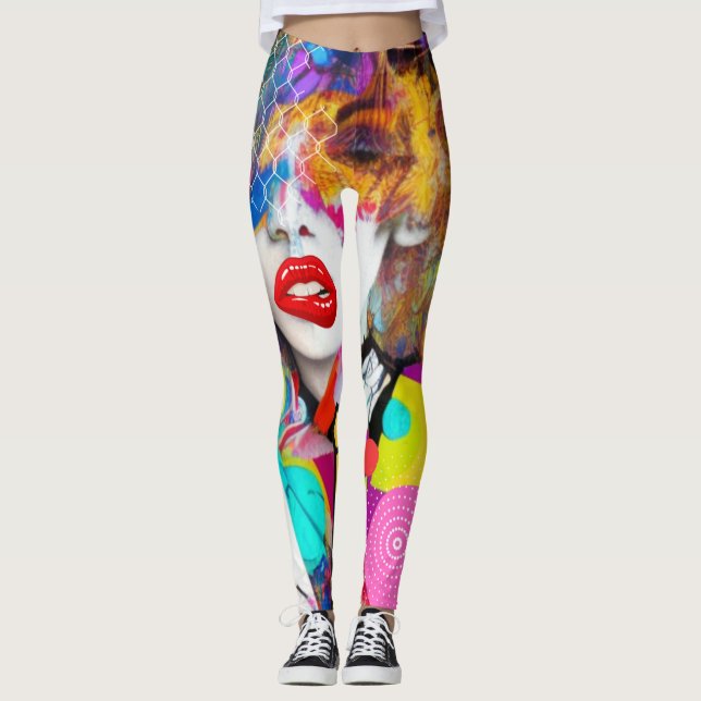 Clashy Lady Leggings (Front)