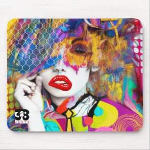 Clashy Lady Mouse Pad