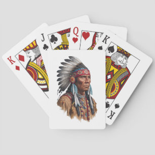 Clasic Playing - Native Americans Playing Cards
