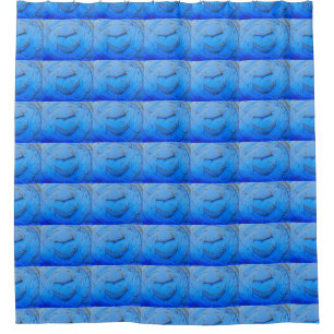 clasped hands blue