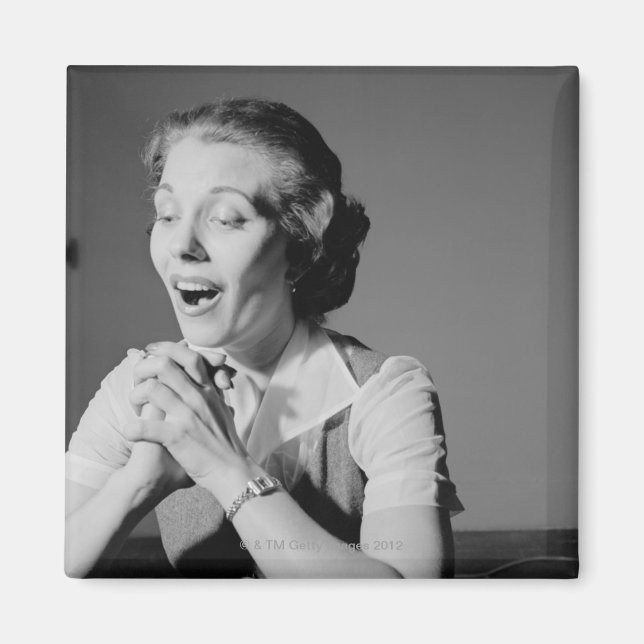 Clasped Hands Magnet (Front)