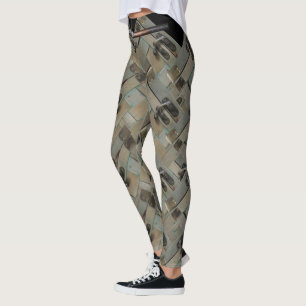 Clasps on Woven Wood Leggings