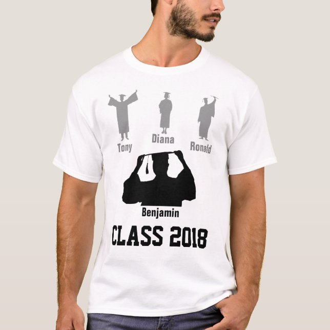 Class 2018 funny unique customizable T-Shirt (Front)