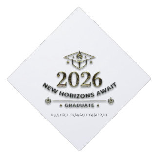 Class 2026 Gold Foil Cap Topper / Adorno Birrete