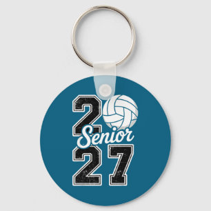 Class 2027 Volleyball Senior 2027 Keychain