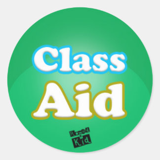 Class aid (set of 20) classic round sticker