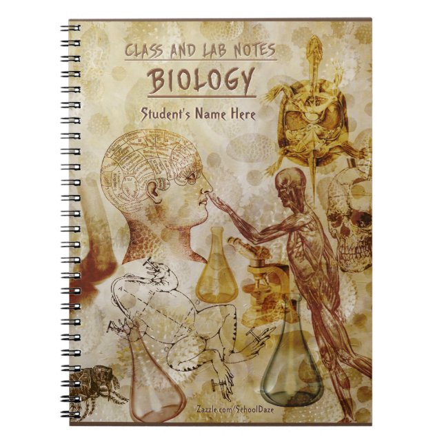 Class and Lab Notes - Biology (Personalized) Notebook (Front)