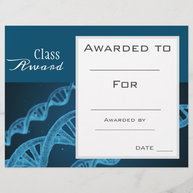 Class award science subject student (Front)