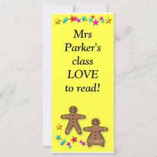 Class bookmark - Love reading