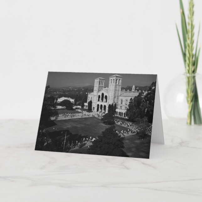 Class Change, from top of Old Physics Building Card (Front)